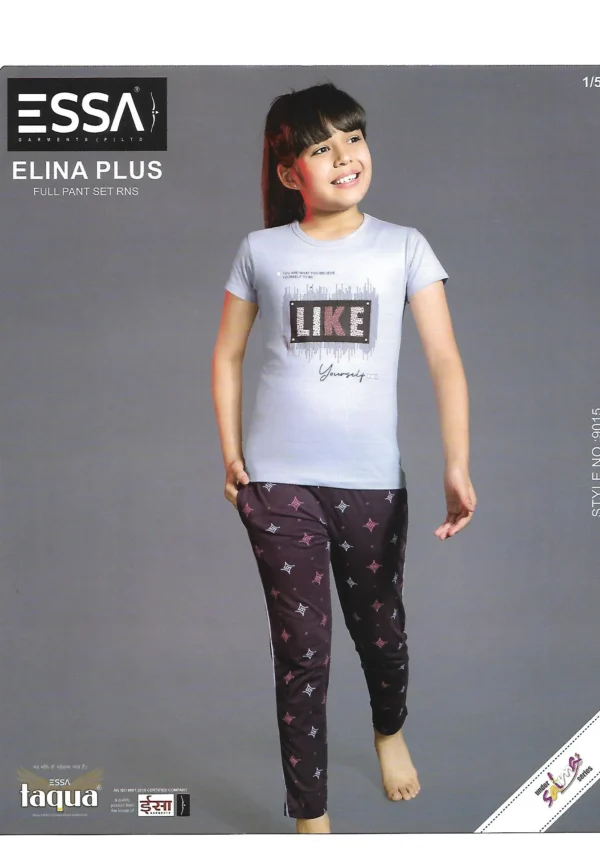 Essa Elina Plus Girls' Nightwear - Pattern 4