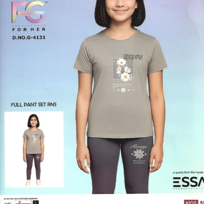 Essa G-4131 Tencel Full Pant Set - Pattern 1