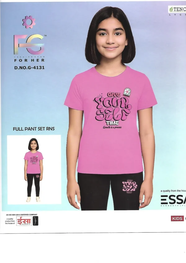 ESS-G4131-2 Essa G-4131 Tencel Full Pant Set - Pattern 2