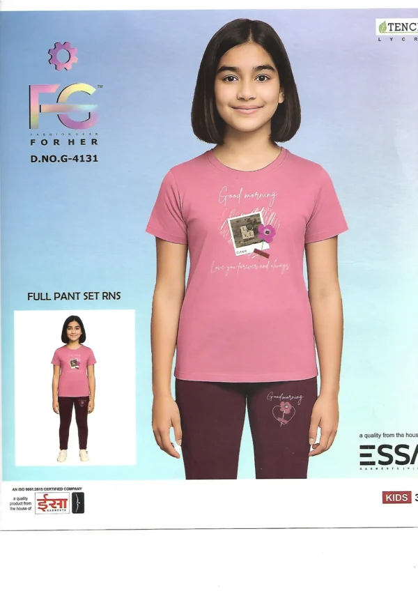 Essa G-4131 Tencel Full Pant Set - Pattern 4