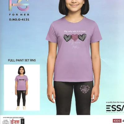 Essa G-4131 Tencel Full Pant Set - Pattern 5