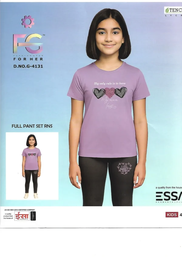 Essa G-4131 Tencel Full Pant Set - Pattern 5