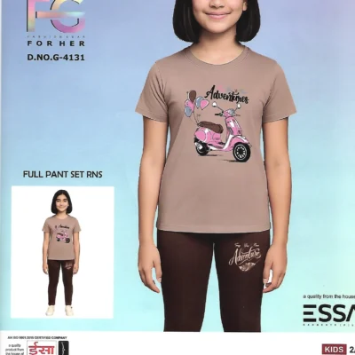 Essa G-4131 Tencel Full Pant Set - Pattern 6