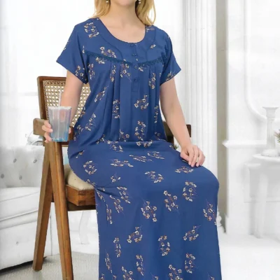 SUKANYA ALPINE 322307 Blue Floral Nighty