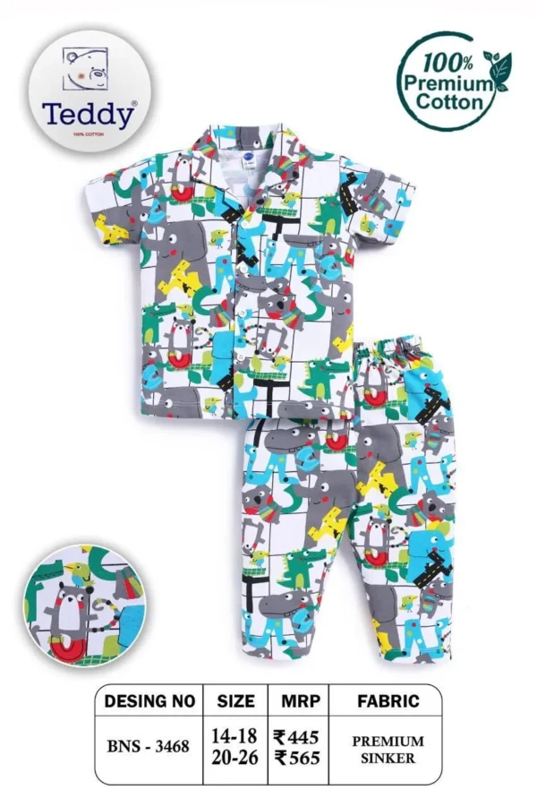 3468 Multi - Teddy Boys