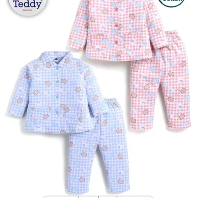 Teddy Girls Night Suit – Design 4348