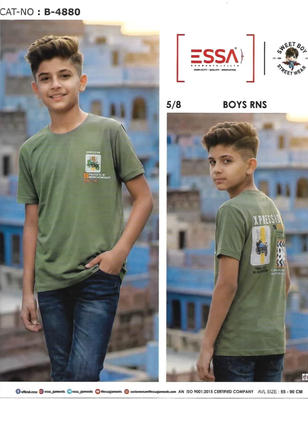 ESSA Boys B-4880 T-Shirt – Pattern 5
