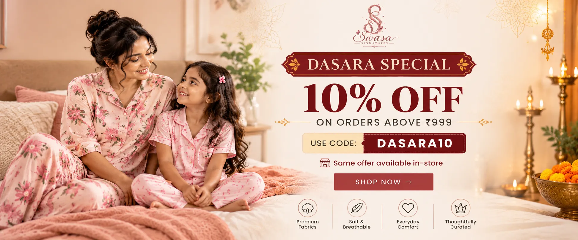 Dasara Special Cozy Nightwear Sale