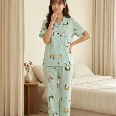 Green doggy-L,XL-699 Green Doggy - Korean Collection 2 Piece