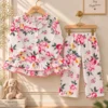 KKG Pink Muslin Frock Set