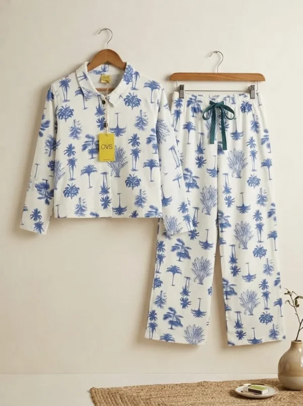 KKG-WHBLU-Plazzo Set-7-16-559 KKG Palazzo Set - White Blue