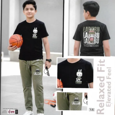 Scan_0076 ESSA Boys B-4748 T-Shirt and Pants Set – Pattern 1