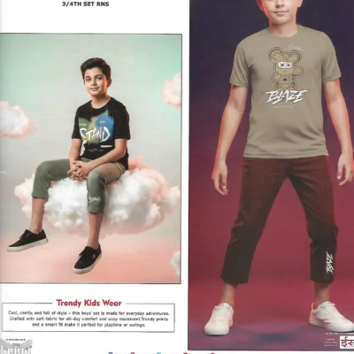 Scan_0083 ESSA Boys B-5110 T-Shirt and Pants Set - Pattern 2