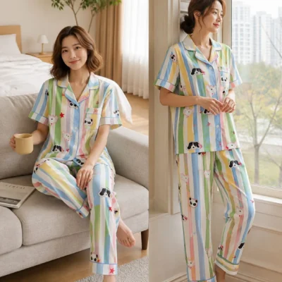 Stripes doggy-L,2-XL,2-XXL-699 Stripes Doggy - Korean Collection 2 Piece